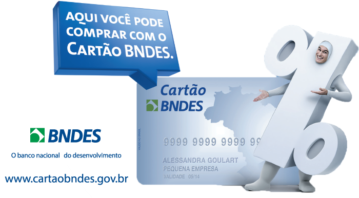 Aceitamos cartão bndes